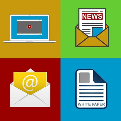 Lead Generators email video newsletters white papers